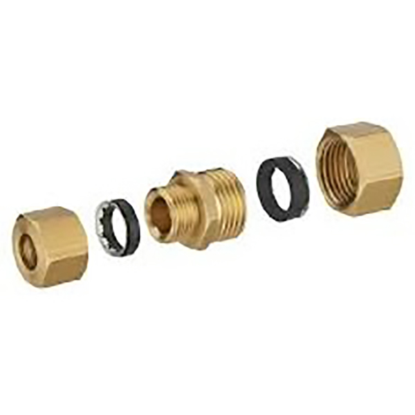 RACCORD DROIT JOINT MIXTE REDUIT D12 - D10 LIEN 1PIECE