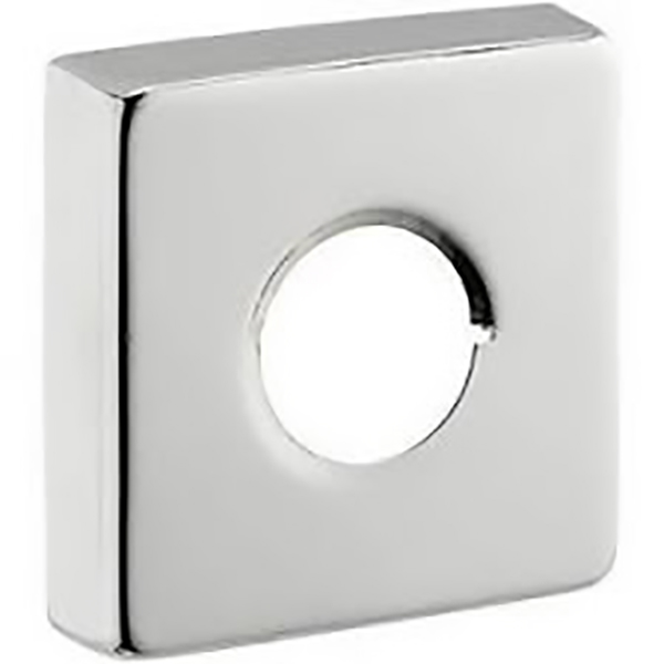 ROSACE CARREE F 3/4 CHROME BROCHABLE (X2)