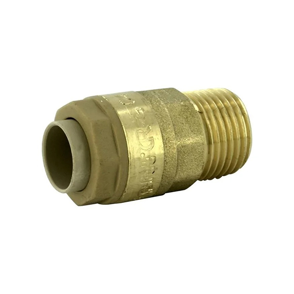 RSO RACCORD DROIT M 1/2 - D14 LIEN 1PIECE