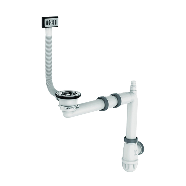VIDAGE EVIER A PANIER SIMPLE BAC D60 / livrer avec accordeon D40