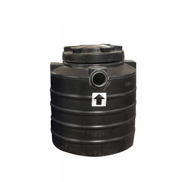 BAC A GRAISSE NOIR 200L
