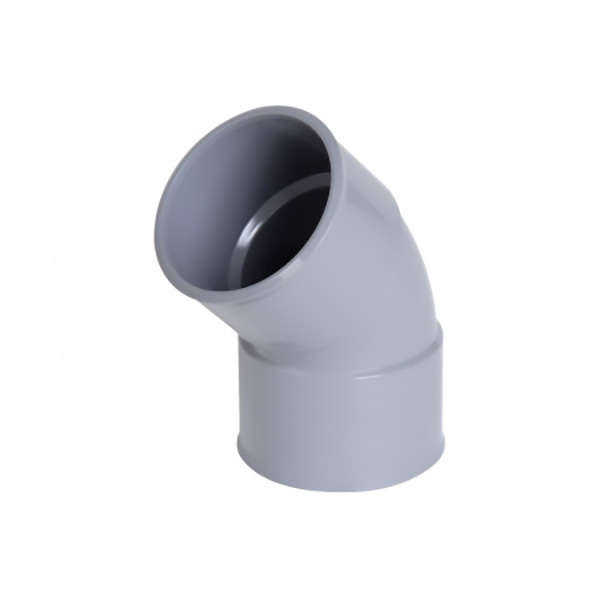 COUDE PVC EVACUATION 45 FF D32