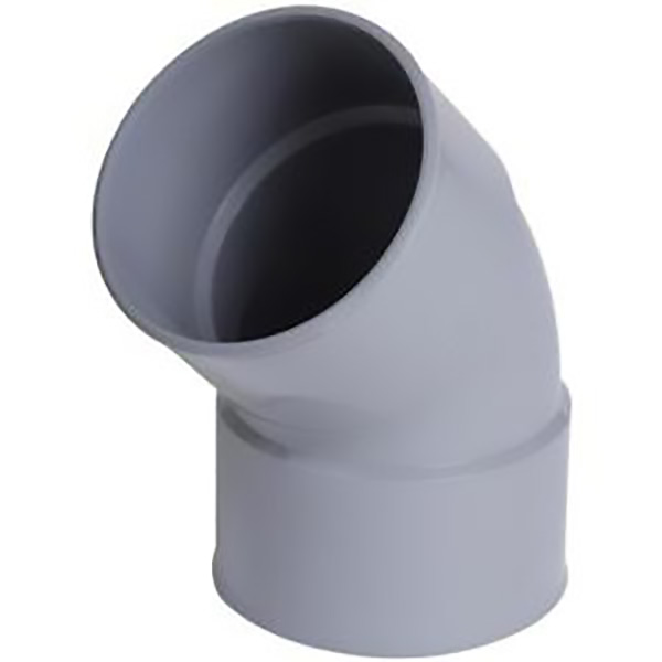 COUDE PVC EVACUATION 45 FF D200