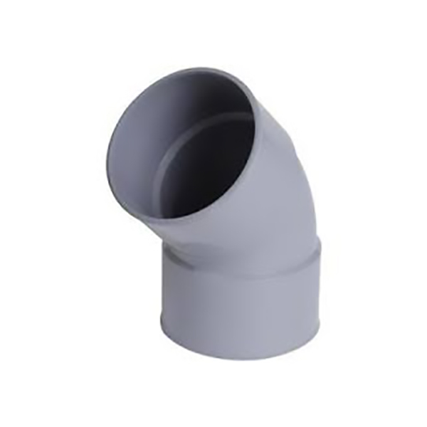 COUDE PVC EVACUATION 45 FF D140