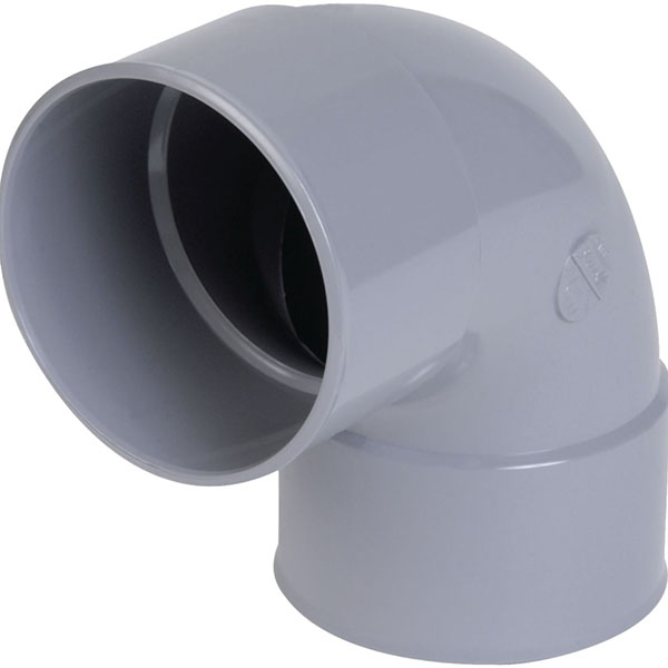 COUDE DEMI RONDE FF 87 30 D80 GRIS EG