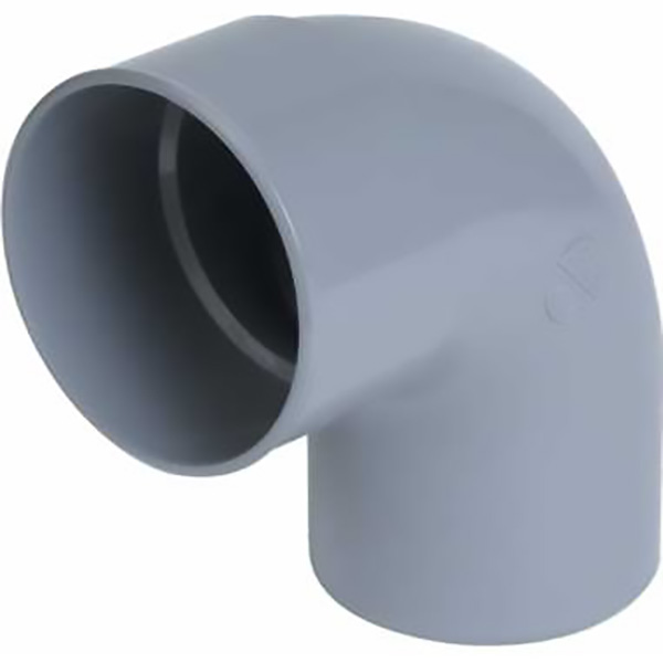 COUDE PVC EVACUATION 87 30 MF D75