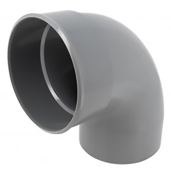 COUDE PVC EVACUATION 87 30 MF D125