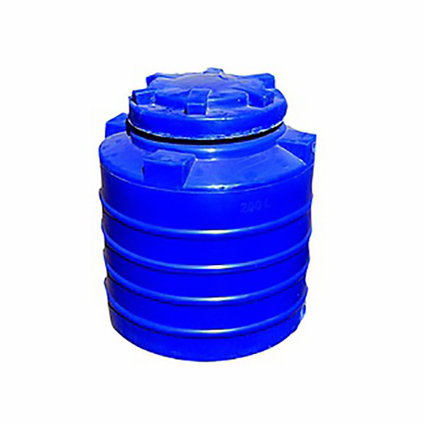 CITERNE VERTICALE ALIMENTAIRE BLEU 1000L DIAM:1,05m/HAUTEUR1,22m