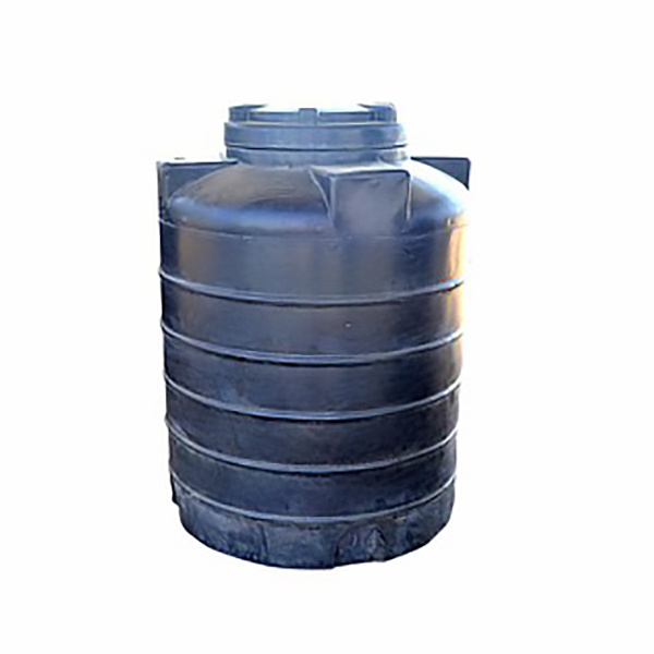 CITERNE VERTICALE ALIMENTAIRE 1000L NOIRDIAM:1,05m/HAUTEUR1,22m