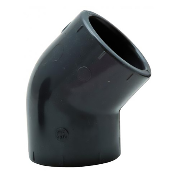 COUDE PVC PRESSION 45 D20