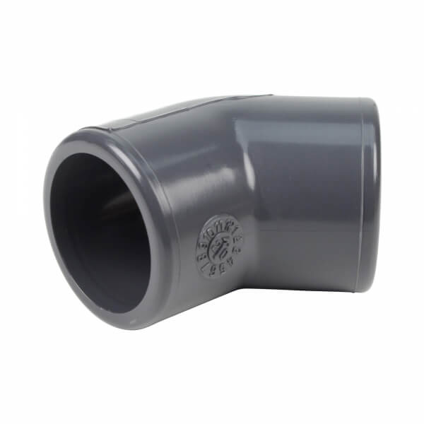 COUDE PVC PRESSION 45° D25