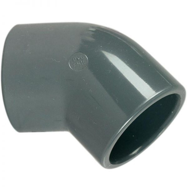 COUDE PVC PRESSION 45 D75