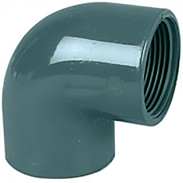 COUDE PVC PRESSION TARAUDE 90° D32 1"