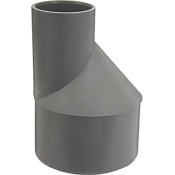 REDUCTION PVC EVACUATION EXCENTRE 90/75