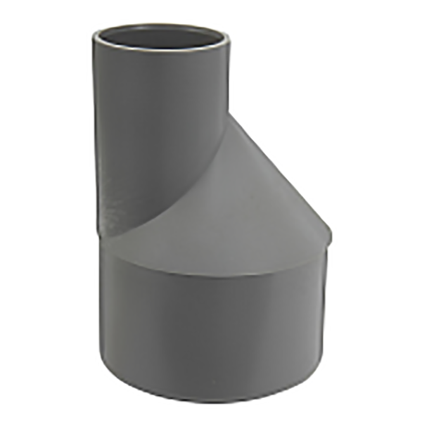 REDUCTION PVC EVACUATION EXCENTRE D100/63