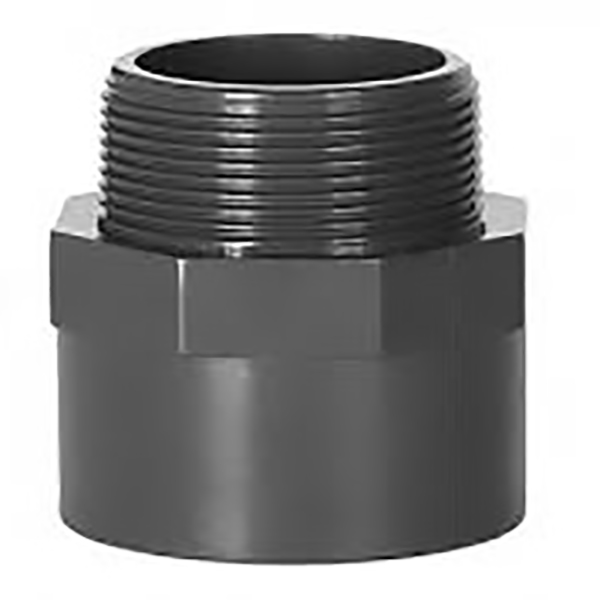 RACCORD EMBOUT FILETE PVC PRESSION 40/50 1- 1/4