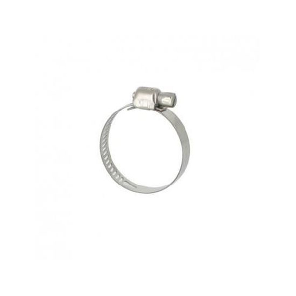 COLLIER DE SERRAGE TOUT INOX 12 MM DIAM. DE SERRAGE 18 A 28 MM-PAR 2