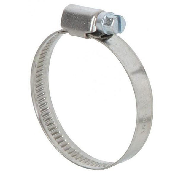 COLLIER DE SERRAGE TOUT INOX 12 MM DIAM. DE SERRAGE 24 A 36 MM-PAR 2