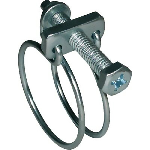 COLLIER DE SERRAGE DOUBLE-FIL DIAMETRE. DE SERRAGE 31 A 35 MM-PAR 2