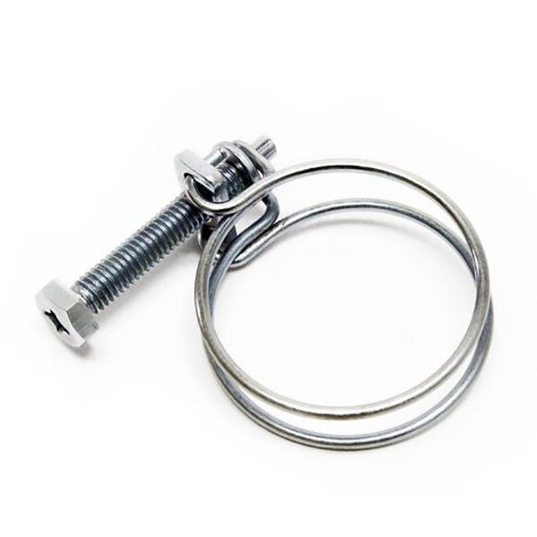 COLLIER DE SERRAGE DOUBLE-FIL DIAMETRE. DE SERRAGE 20 A 23 MM-PAR 2