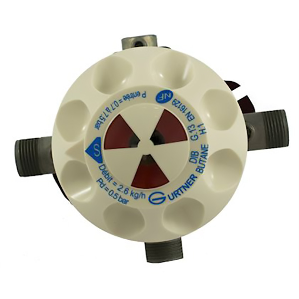 DETENDEUR INVERSEUR BUTANE 2,6KG/H 0,5BAR NF EN M20X150 + ISR