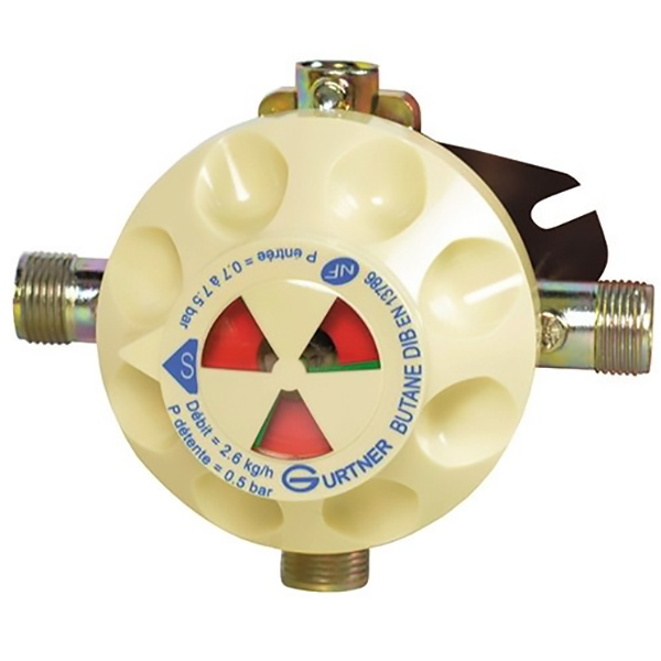 DETENDEUR INVERSEUR BUTANE 2,6KG/H 28MBAR NF EN M20X150 + ISR