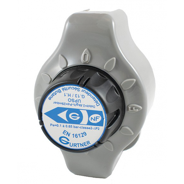 DETENDEUR SECURITE BUTANE 2,6KG/H 29MBAR NF EN CLASSE 2 M20X150
