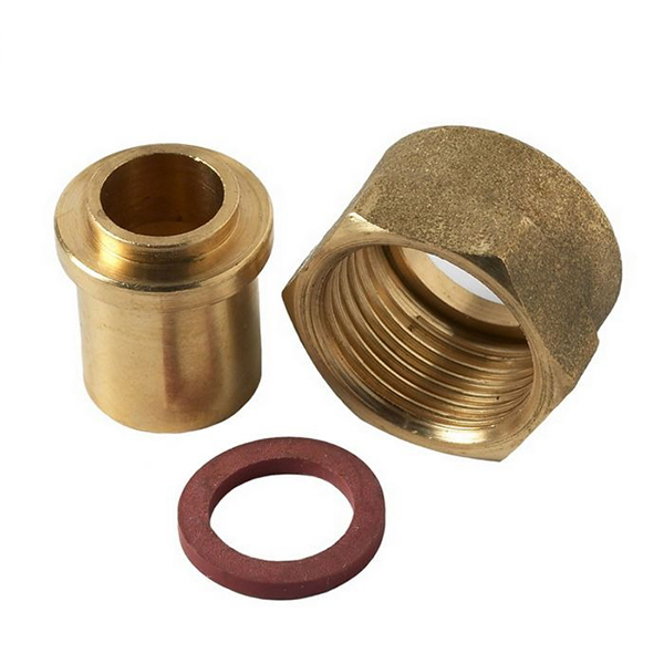 RACCORD ECROU M20X150 AVEC JOINT AJUTAGE CU12 A BRASER
