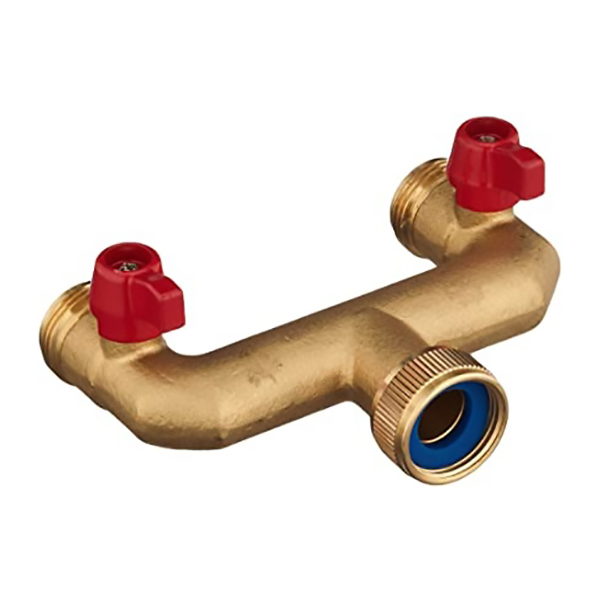 NEZ DE ROBINET 2 VOIES - VANNES D ARRET ECROU MOBILE F 20/27 SORTIES M 20/27