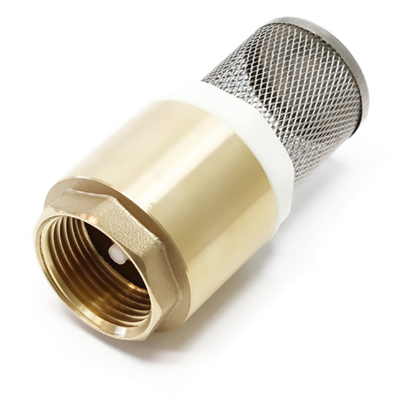 CREPINE ANTI-RETOUR AVEC FILTRE EN INOX F-F 2-