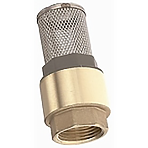 CREPINE ANTI-RETOUR AVEC FILTRE EN INOX F-F 3-