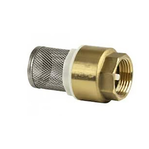 CREPINE ANTI-RETOUR AVEC FILTRE EN INOX F-F 4-