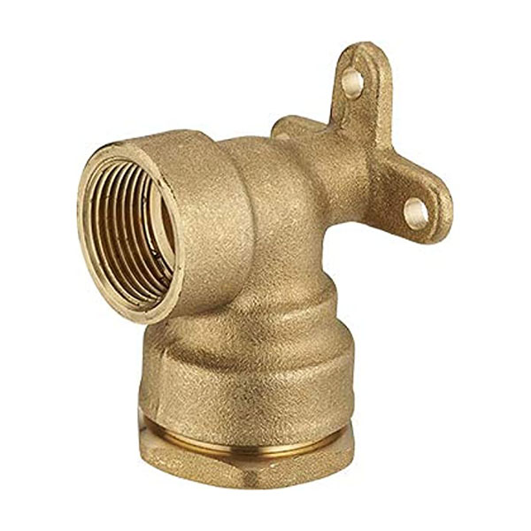 COUDE APPLIQUE POLYETHYLENE FEMELLE LAITON D20 - F 1/2 LIEN 1 PIECE