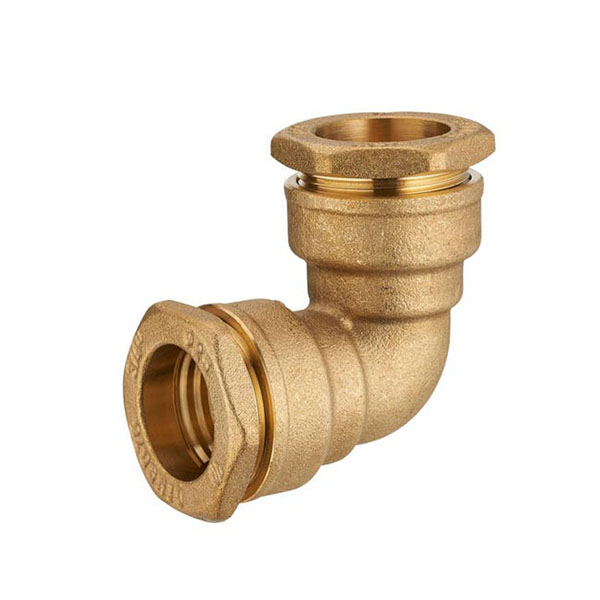 COUDE POLYETHYLENE FEMELLE LAITON D32 - F 1" LIEN 1 PIECE