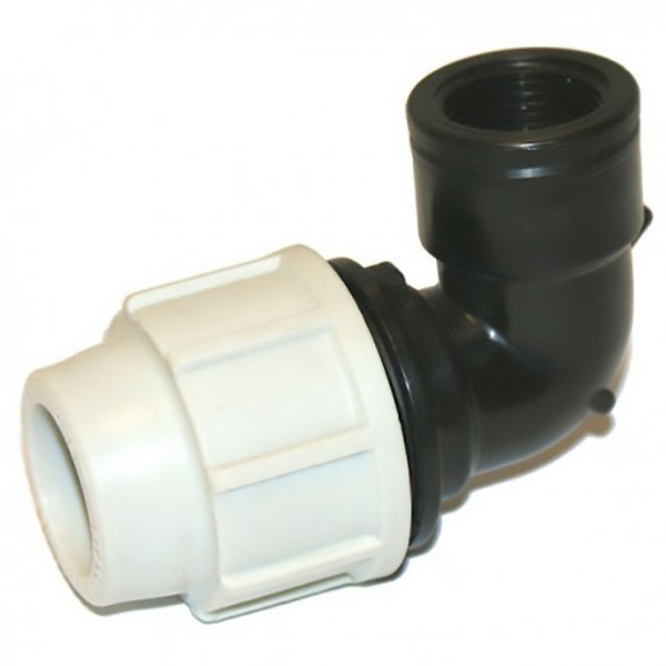 COUDE POLYETHYLENE FEMELLE PLAST D32 - F 1" VRAC ETIQUETE