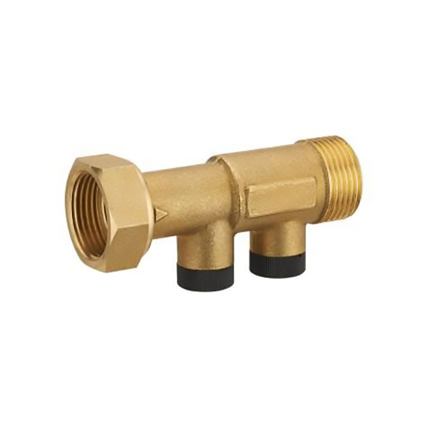 CLAPET ANTI-POLLUTION DROIT 2 BOUCHONS FM 3/4 LIEN 1 PIECE