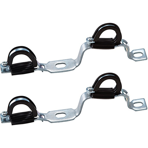 SUPPORT DOUBLE ISOPHONIQUE POUR COLLECTEUR D20X27 MM (3/4")