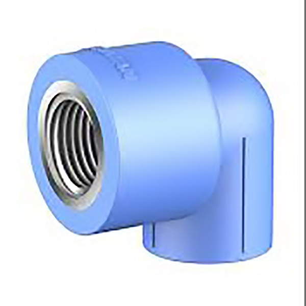 COUDE TARAUDE A ECROU LIBRE PPR BLEU DIAM 25*1-