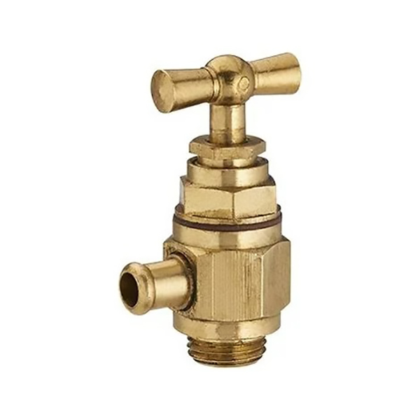 ROBINET PURGEUR EQUERRE M 1/4 LIEN 1 PIECE