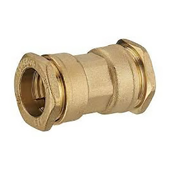 RACCORD DROIT POLYETHYLENE EGAL LAITON D20 - D20 LIEN 1 PIECE