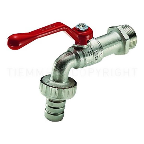 ROBINET D ARROSAGE 1/4 DE TOUR, 3/8 MANETTE ROUGE EN ALU