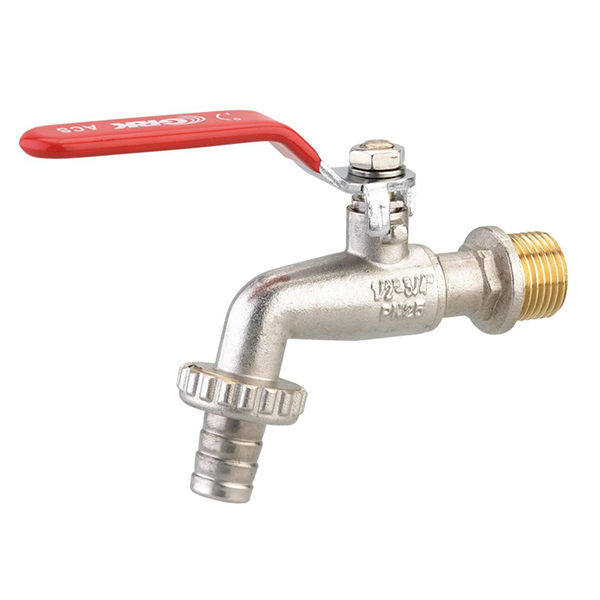 ROBINET D ARROSAGE 1/4 DE TOUR ABS AVC POIGNEE INOX 3/4" - 3/4"