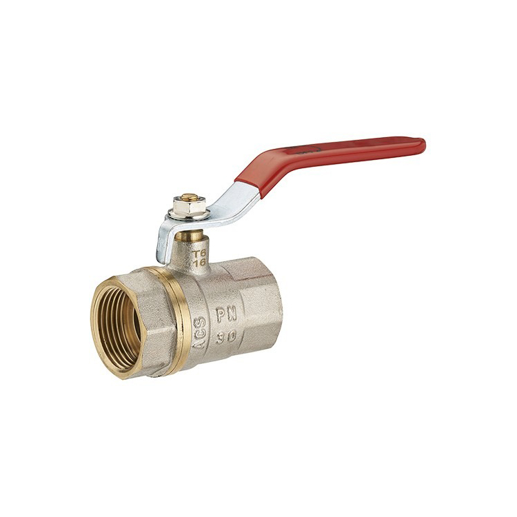 VANNE A SPHERE MANETTE PASS. TOTAL DF 1/2 NICKEL VRAC ETIQUETE