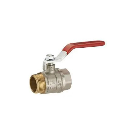 VANNE A SPHERE MANETTE PASS. TOTAL DF 1" NICKEL VRAC ETIQUETE