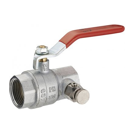 VANNE A SPHERE MANETTE PASS. TOTAL A PURGE DF 1/2 NICKEL VRAC ETIQUETE