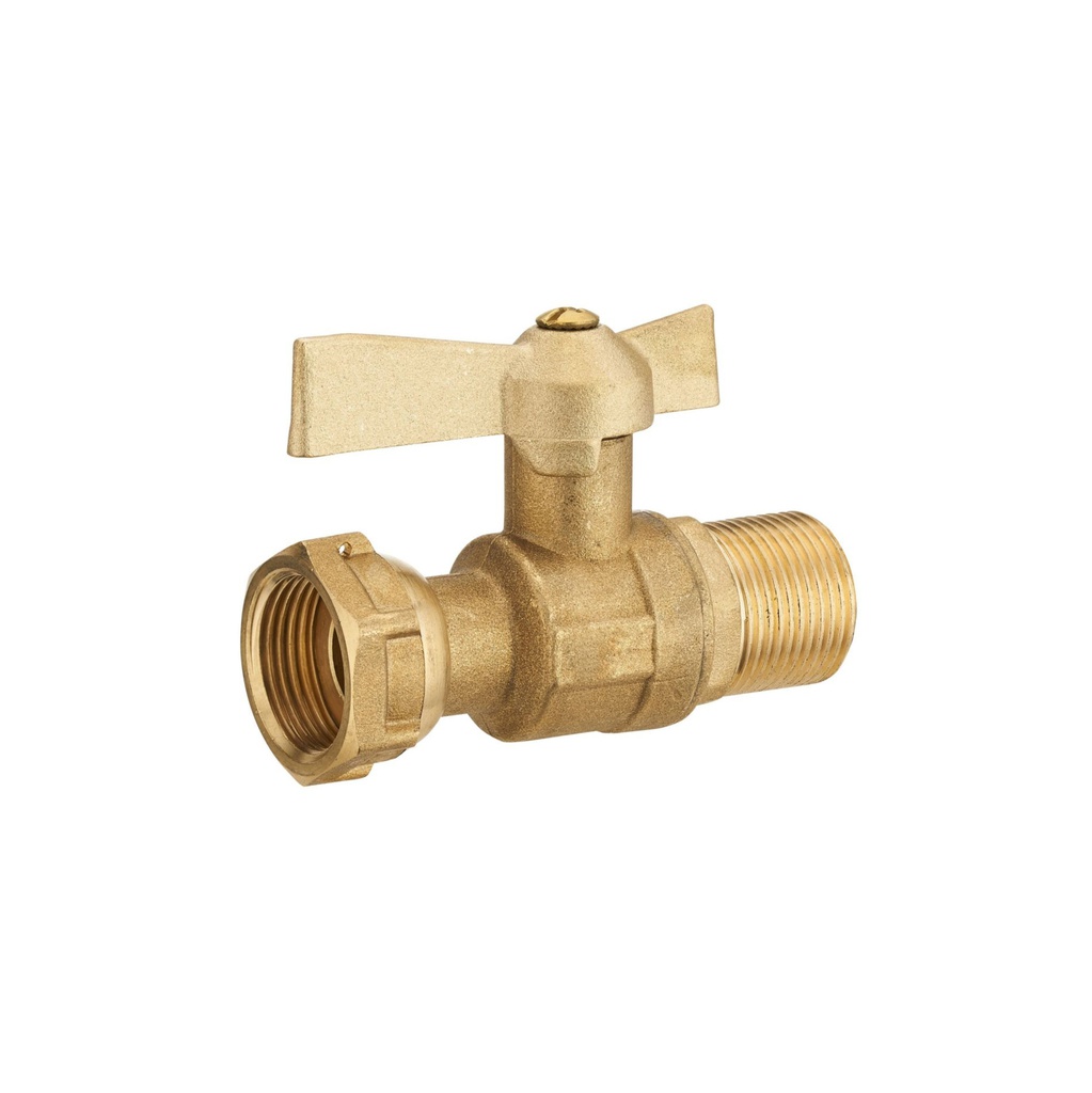 VANNE A SPHERE POUR COMPTEUR DROITE FM 3/4 - 3/4 LIEN 1 PIECE
