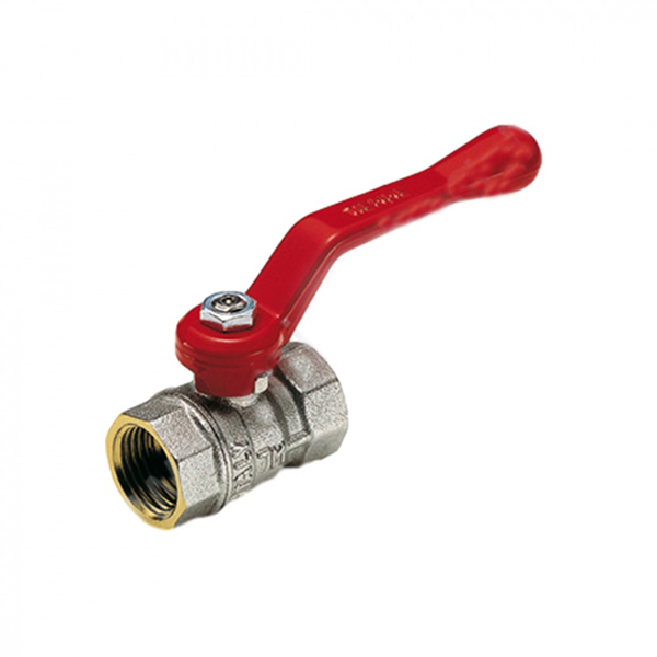 VANNE SPHERE, FEMELLE A MANETTE ROUGE ALU 2-