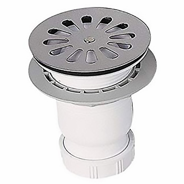 BONDE DOUCHE DROITE SIPHONEE D60