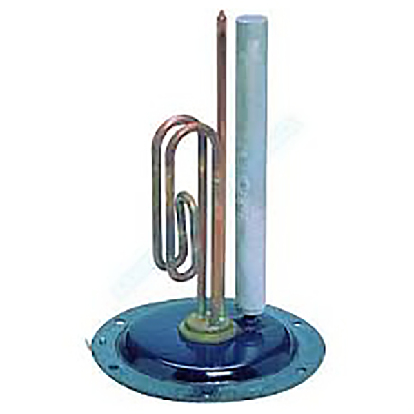RESISTANCE 1200W POUR CHAUFFE-EAU VERTICAL 75/80/100L (ELEMENT BLINDE 230V + ANODE + JOINT)