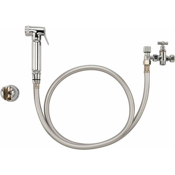 DOUCHETTE HYGIENIQUE CONFORT WC / KIT AVEC ROBINET A 3VOIES